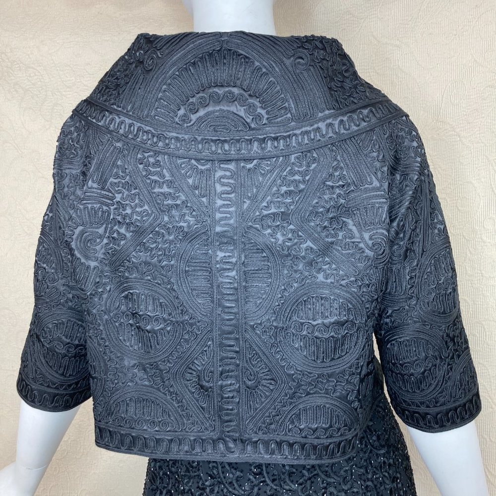 Vintage Evening Jacket Spiegel RARE NWOT Soutache Portrait Collar M - Picture 7 of 14